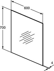 ������� Ideal Standard MIRROR&LIGHT (600�700) T3366BH