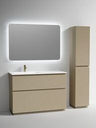 Тумба под раковину Sancos Folk Floor FL120FLCP 1190х445х850 напольная, левая, 2 ящика, Капучино