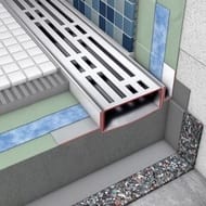 Решетка для слива TECEdrainline Дизайн "basic" 1500мм, матовая нержавеющая сталь 601511
