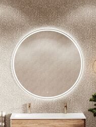 Зеркало SANCOS Bella (D1200) с LED подсветкой, сенсорный выключатель, пластиковый короб  BE1200