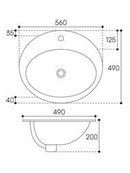 �������� ��������� Aqueduto Inserto 560�470�200 ��������, � ���������, ����� ��������� INS0310