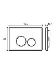 ������� ����� Aqueduto CIRCULO ������������ ���., ABS-�������, ������� ����, ������ ������� CIR0140