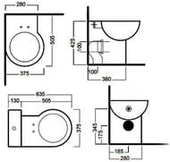 ������ ���������� ������� Hatria You&Me YXZ601 505�375�425 ������������ ������, ����: �����