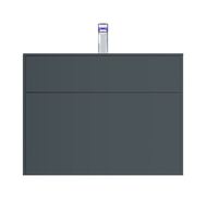 Уценка! Am.Pm "INSPIRE 2.0" Тумба с раковиной 804х490х600 push-to-open, графит матовый