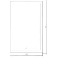������� Silver Mirrors ������� (600�800) LED-���������, ������, ������, ������. ������� ��-00002163