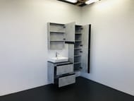 Шкаф-колонна COMFORTY Эдинбург-40 (400х1600х300) подвесной, бетон светлый 00004147998