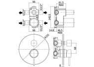 ��������� ��� ���� Paffoni Light LIG019BO ������������, �������������, �� 3 ������, ����� �������