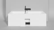 Ванна встраиваемая Salini Orlanda Axis Kit 180 103322MF  1800х800х600 S-Stone, матовый RAL