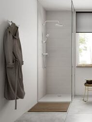 Смеситель для душа Hansgrohe Vernis Blend 71640000 настенный, однозахватный, без излива, хром — изображение 3