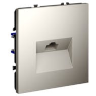 Розетка компьютерная встраиваемая VOLTUM S70 RJ45 кат.6 кашемир VLS060103