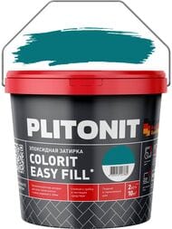 Затирка эпоксидная PLITONIT Colorit EasyFill  аквамариновый, 2 кг