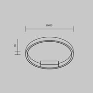 ���������� ���������� Maytoni MOD058CL-L25BK, 24��, 120�, IP20, LED, ������