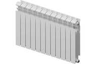 Радиатор биметаллический RIFAR EcoBuild 500 (575х960х100) 12 секций, 2232 Вт, боковое подкл, белый
