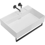 Раковина KERAMA MARAZZI TECNOLOGICA Logica мебельная/подвесная 700х480х145, без отверстия, белая гл. LO.wb.70.0
