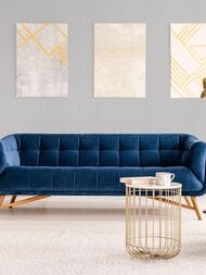 Обои виниловые на флизелине Grandeco Muse MU 1204 (0,53х10,05) ткань, серые (рул.)