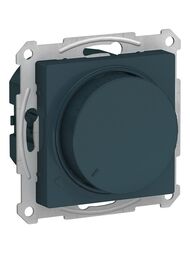 Светорегулятор (диммер) Systeme Electric ATLASDESIGN поворотно-нажимной 630Вт изумруд ATN000836