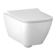 Унитаз подвесной Geberit Smyle Square (350х490х330) безободковый, укороченный 500.379.01.1