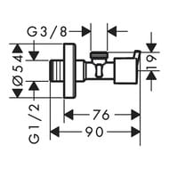 Hansgrohe ������� ������� S, G 3/8 13901000