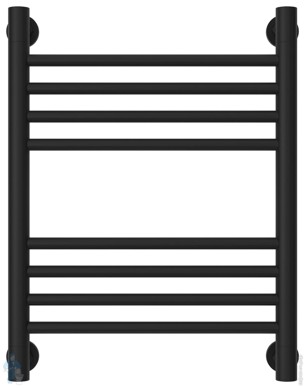 СУНЕРЖА Богема+ выгнутая Полотенцесушитель 500х400 (8 ступ.) черный ...