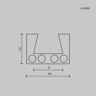 ���������� 10� Maytoni Elasity (�������) TRX160-1110B ������, IP20