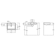 �������� ��������� Jacob Delafon Vivienne EXBH112-NGM 610�466�146 �������, ���. ��� ����., ������