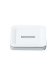 Уценка! Мыльница настольная CEZARES TITAN-SQUARE-SODP 100х100мм, искусственный мрамор, цвет: белый