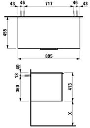 ���� �� ����������� Laufen KARTELL 4.0785.0.033.631.1 (895�455�415) ����� ������