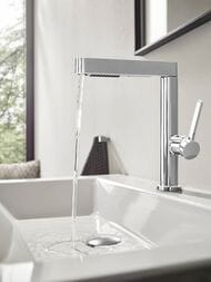 Смеситель Hansgrohe Finoris 76063000 для раковины, с вытяжным душем, хром — изображение 4