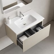 Тумба подвесная SANCOS Snob R 1.0 790х445х406, 1 ящик, доводчик, Beige Soft ,SNR1.080CE