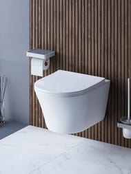 Унитаз подвесной Damixa Skyline (365х485х400) безободковый с сиденьем микролифт DX35C1700SC