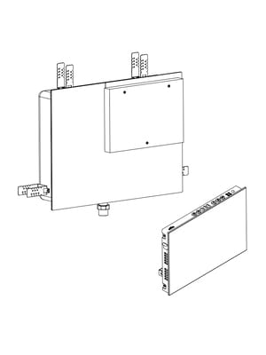 Парогенератор Effe 30 INSIDE Glass 0-3,5 м3,со встр. частью, фронт бел. стекло HA IN 01 0001