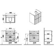 ����� � ��������� Vitra Root Groove 605�470�670��, ���������, 2 �����, ����: ����� ������� 69417