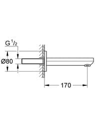 ����� ��� ����� Grohe EuroSmart Cosmopolitan 13261 170 ��