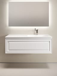 Тумба под раковину Sancos Very VR120RW 1195х445х406 подвесная, правая, 1 ящик, цвет: Bianco