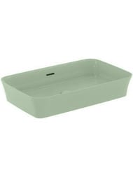 Умывальник IPALYSS Ideal Standard (650х400х145) накладной, с переливом, цвет sage E1887X9 — миниатюра 1