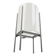 Консоль для раковины AeT POLI (419х282х787) стальная, цвет: хром A804VXL — миниатюра 2