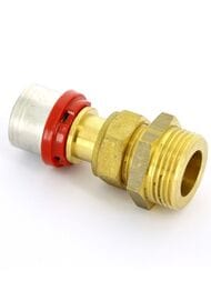 Соединитель пресс Tiemme 20х3/4"Н со сгоном 1650235 / 1667G202005CZ
