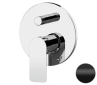Смеситель для душа Remer Infinity I09HNO, черный матовый — миниатюра 1