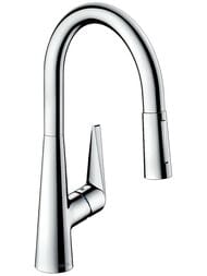Смеситель Hansgrohe Talis M51 для кухни 200 вытяжной поворотный излив хром 72813000 — миниатюра 1