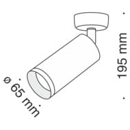 ���������� ���������� Maytoni Focus (�����) C017CW-01B, 10��, IP20, GU10, ������