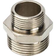 Ниппель STOUT 1"х3/4"НН переходной никель, SFT-0004-000134