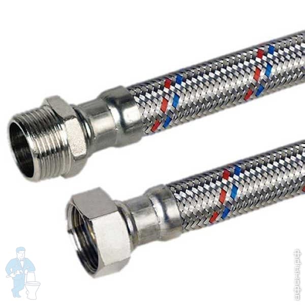 Подводка для воды ГИГАНТ 1/2\" ГШ L- 200см | Афоня.рф, цена 944 руб.