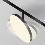 Трековый светильник Maytoni Plato (Плато) TR131-2-15W3K-B Exility 3000K 15Вт 120°, IP20, черный