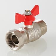 Кран шаровый 3/4"ВН VALTEC BASE с накидной гайкой VT.260.N.0505