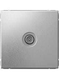Розетка Systeme Electric ARTGALLERY ТВ проходная 4DB, механизм, алюминий, GAL000392