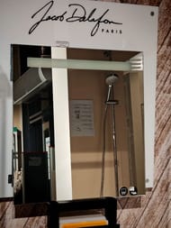 Уценка!Зеркало Jacob Delafon PARALLEL EB1411 600х30х650 антипар, подсветка, инфракрасный выключатель