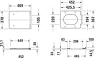 ������� ��� ������� DURAVIT VERO AIR � �����������, ����� 0022090000