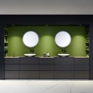 Тумба Burgbad Lin20 600х870х487 напольная, 3 ящика, темно-серый матовый USIV060F5381 — изображение 2