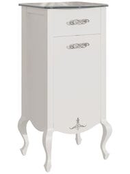 Комод Caprigo Бурже bianco antico 486х1000х421 правый 11065R-011 крышка - стекло