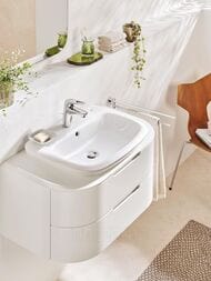 Смеситель Grohe EuroStyle 33558003 для умывальника, S-Size, с донным клапаном, хром